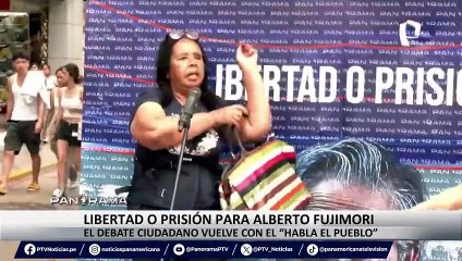 ¿Libertad o prisión para Alberto Fujimori?: Debate ciudadano vuelve en “Habla el pueblo”