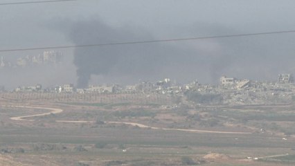 صور مباشرة لغارات إسرائيلية متواصلة على قطاع #غزة  #العربية