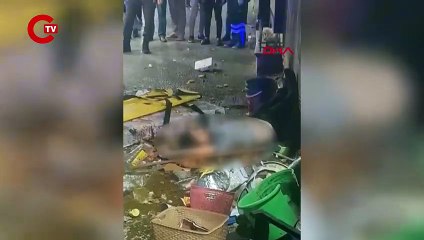 Hava almak için çıktığı 7'nci kattaki balkon çökünce öldü; olay anı kamerada