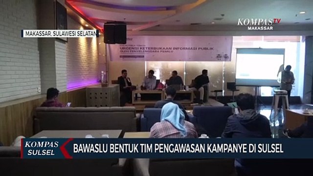Bawaslu Bentuk Tim Pengawasan Kampanye Di Sulsel