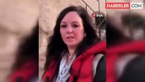 Rus Turist Kapadokya'da Ezanı Dinleyerek Gözyaşı Döktü