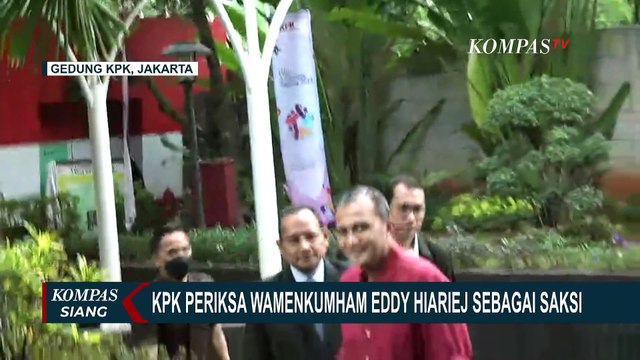 KPK Periksa Wamenkumham Eddy Hiariej Sebagai Saksi Kasus Suap Gratifikasi