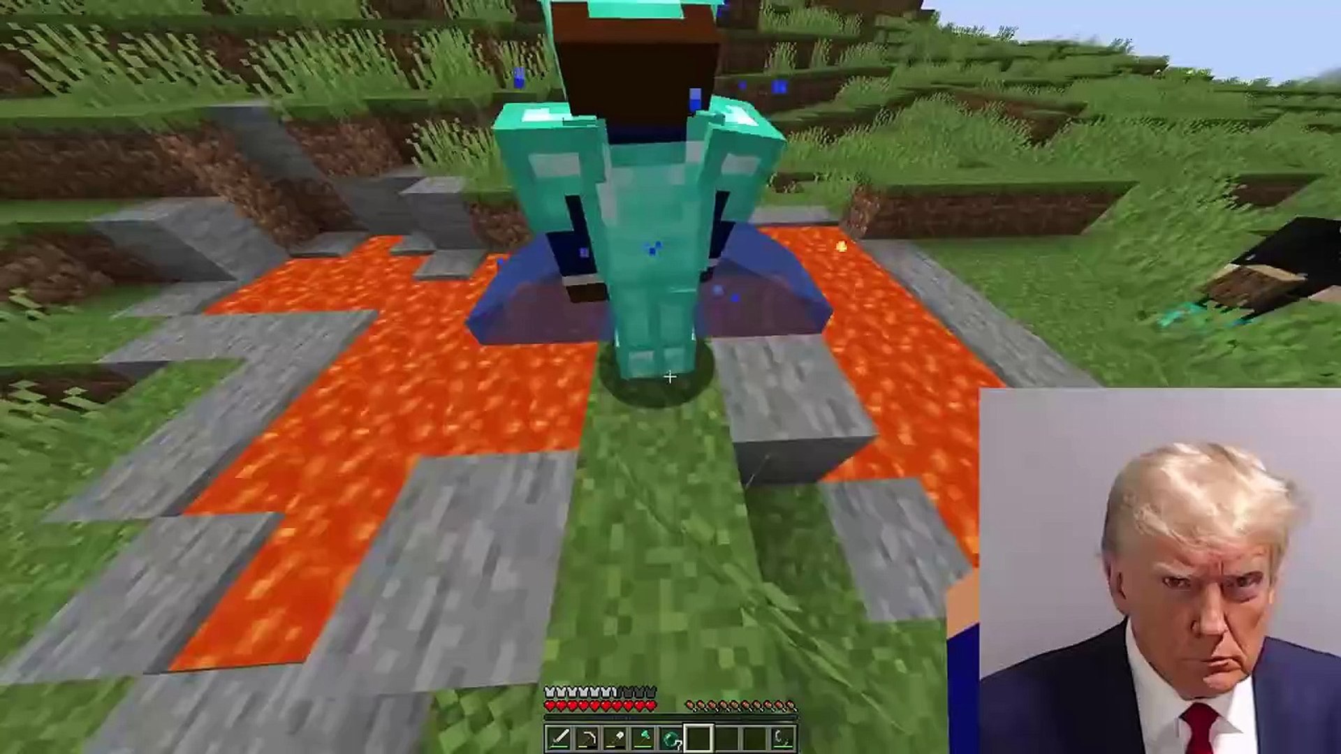 ⁣US Presidents Play Minecraft 36