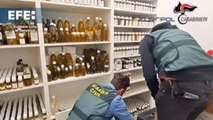 Detenidas once personas por distribuir internacionalmente aceite de oliva adulterado