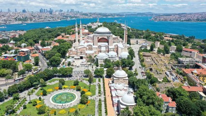 Ayasofya Camii'nde restorasyon; Depreme karşı 2. Bayezid Minaresi'nde çalışmalar başlıyor