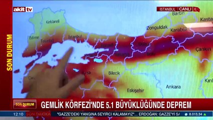 Marmara'da 5.1 büyüklüğünde deprem