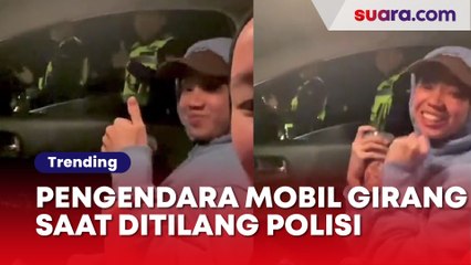 Reaksi Pengendara Mobil Ini saat Ditilang Polisi Bangga Banget, Ternyata Baru dapat SIM