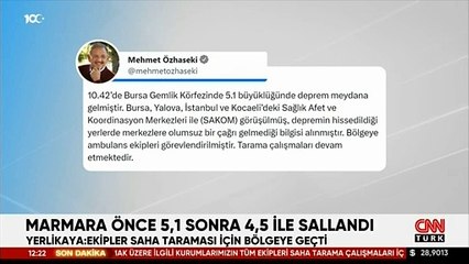 İçişleri Bakanı Yerlikaya'dan son dakika deprem açıklaması