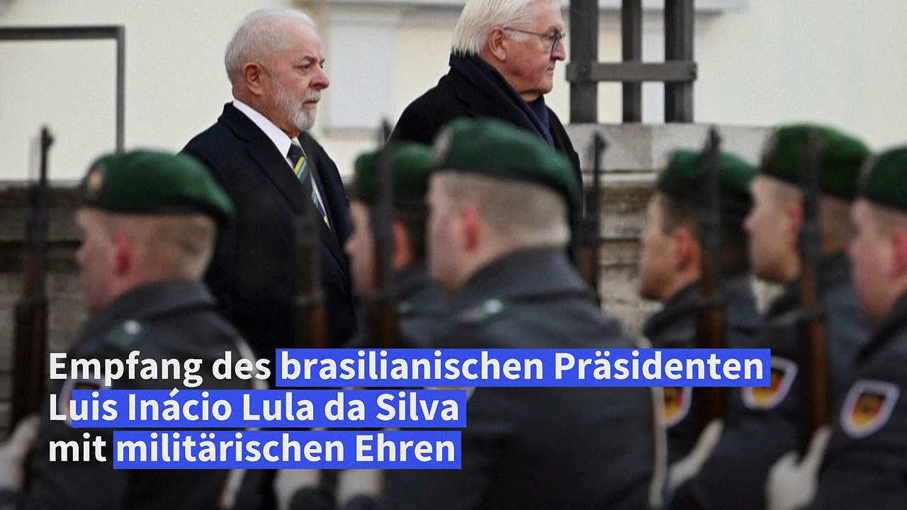 Steinmeier empfängt brasilianischen Präsidenten Lula