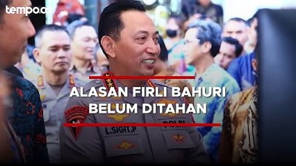 Penjelasan Kapolri soal Firli Bahuri yang Belum Ditahan Meski Jadi Tersangka