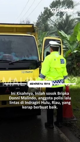 Kisah Polisi Lalu Lintas tidak Jadi Tilang Motor Pedagang Es karna Mau Beli Dagangannya