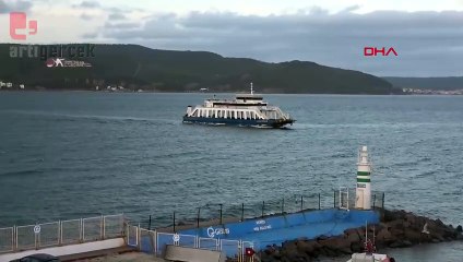 Gökçeada feribot seferlerine fırtına engeli