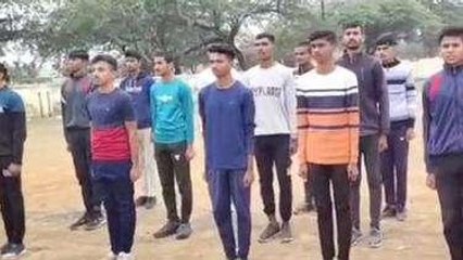 मंदसौर; 26 जनवरी की परेड को लेकर कैडेट्स द्वारा रिहर्सल शुरू, 40 लड़कियों ने लिया भाग