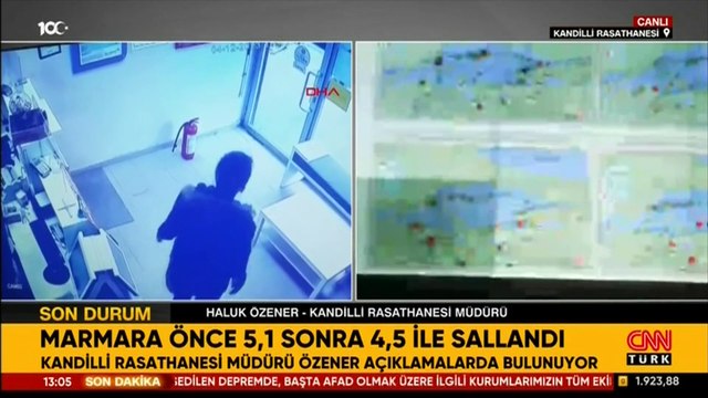 Kandilli Rasathanesi Marmara'da meydana gelen depremleri değerlendirdi