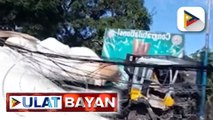 Trak at UV Express van, nagbanggaan sa Antipolo City; Mga poste ng kuryente, naararo, lima sugatan