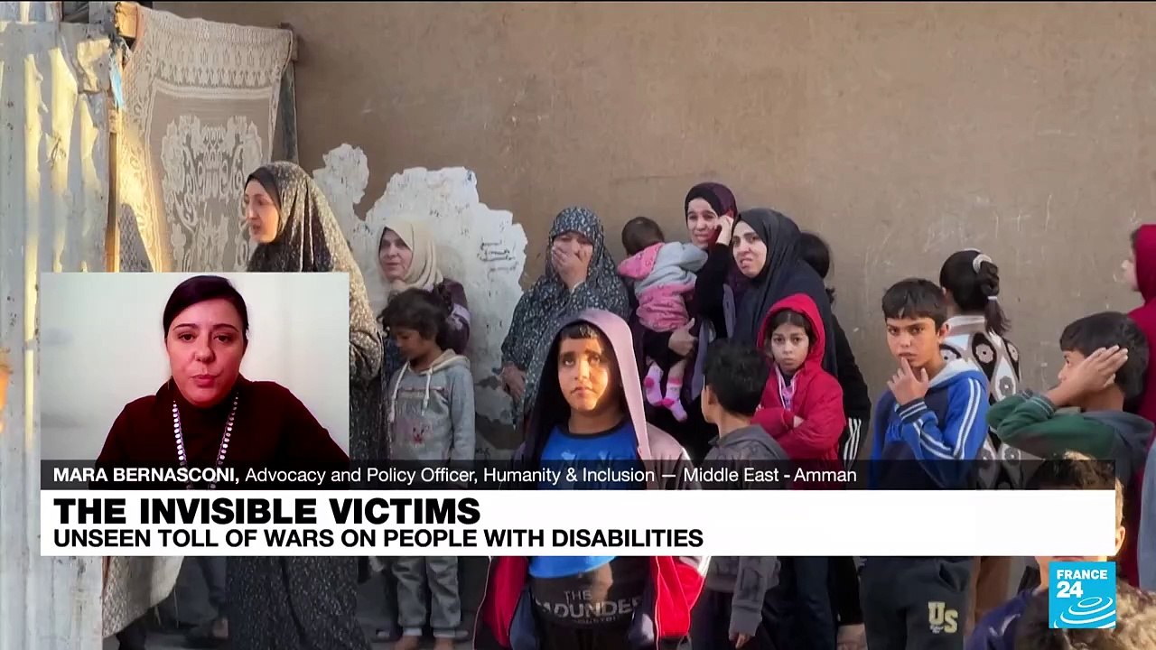 In a warzone, disabled people often 'left behind' with no access to aid, basic amenities