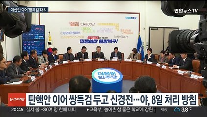 예산 이어 쌍특검 놓고도 기싸움…여 "정치적 술수" vs 야 "8일 처리"