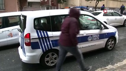 İstanbul'da depremde bir binada hasar oluştu ihbarı ekipleri alarma geçirdi