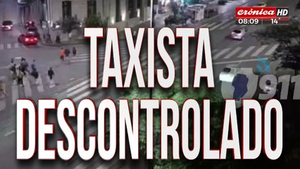 Taxista escapó de la policía a contramano y a toda velocidad