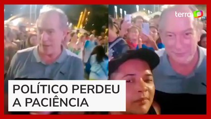 Ciro Gomes dá tapa em homem após ser chamado de 'bandido' no Ceará