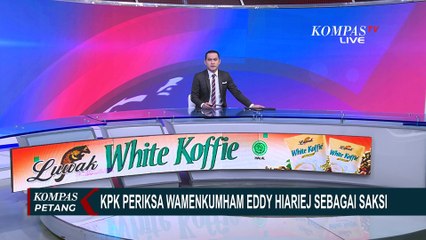 Download Video: Jadi Saksi Kasus Dugaan Suap, Wamenkumham Eddy Hiariej Irit Bicara saat Tiba di KPK