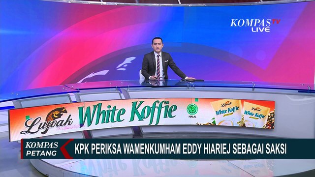 Jadi Saksi Kasus Dugaan Suap, Wamenkumham Eddy Hiariej Irit Bicara saat Tiba di KPK