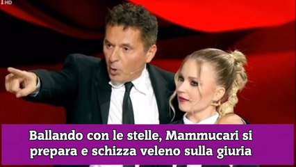 Ballando con le stelle, Mammucari si prepara e schizza veleno sulla giuria
