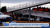 Implementan operativo especial en Fresnillo tras agresión a policías