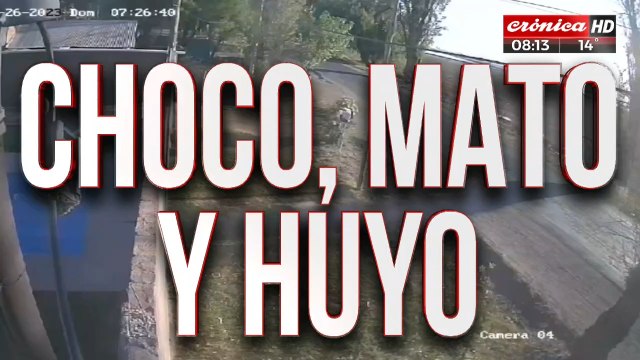 Estaba completamente borracho, chocó, mató y escapó