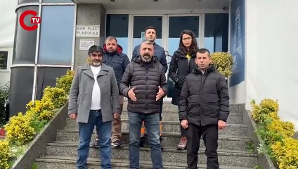 Asır Plastik işçileri hakları için direniyor
