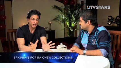 Shahrukh Khan's interview about Ra One, films, taking risk