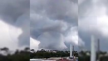 Imagens impressionantes registram princípio de formação de Tornado em Cascavel