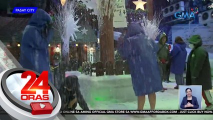 -15C na temperatura, mae-enjoy sa "Snow World" ng isang amusement park sa Pasay | 24 Oras