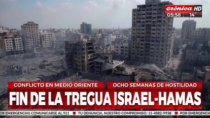 La tragedia continúa: se terminó la tregua entre Israel y Hamás