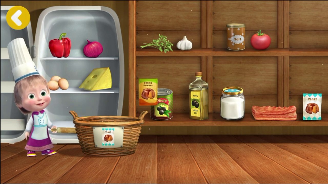 Masha and the Bear Pizzeria - Gameplay Walkthrough Part 1 - The Tiger (iOS, Android)