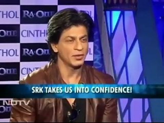 Shahrukh Khan's interview about being confident, being late etc.
