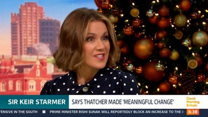 Susanna Reid voices admiration for Margaret Thatcher