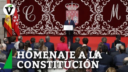 Ayuso y Delegado del Gobierno exhiben sus discrepancias durante el Día de la Constitución