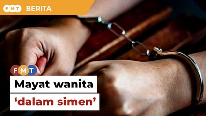 Mayat wanita ditemui dalam simen