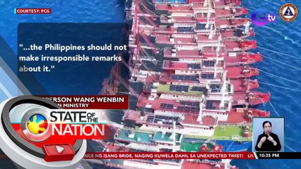 PCG, tuloy ang pagpapatrolya sa kabila ng mahigit 100 Chinese Militia na nakahilera sa Julian Felipe Reef | SONA