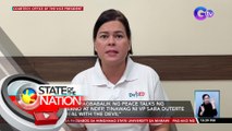 Planong pagbabalik ng peace talks ng gobyerno at NDFP, tinawag ni VP Sara Duterte na 
