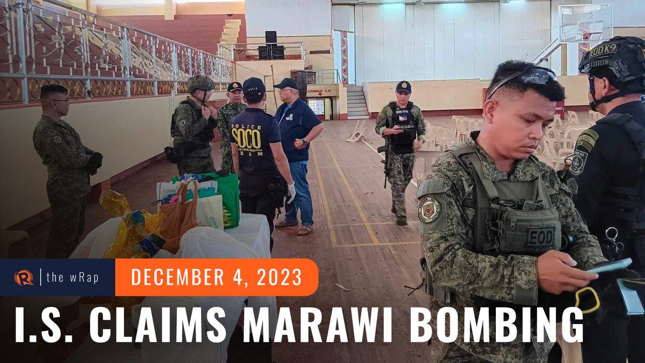 Islamic State claims responsibility for deadly Marawi bombing