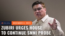 Zubiri urges House to continue SMNI probe