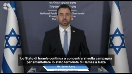 Israele: "La smilitarizzazione di Gaza è la più grande priorità