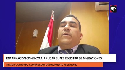 Encarnación comenzó a  aplicar el pre registro de migraciones