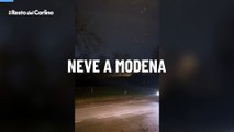 Neve a Modena: il video dei primi fiocchi in citt?