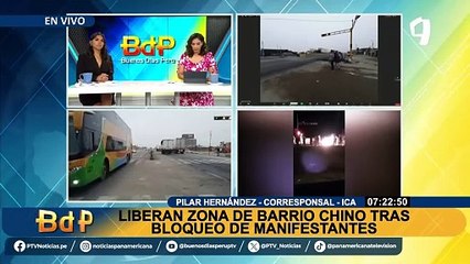 Barrio Chino: manifestantes se enfrentan a policías tras bloqueo de carretera