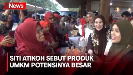 Temui Ratusan Ibu-Ibu, Siti Atikoh Ganjar Sebut Potensi UMKM di Bandung Barat Besar