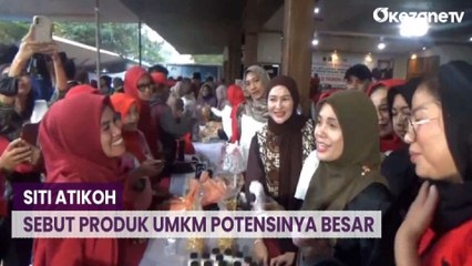 Siti Atikoh Ganjar Temui Ratusan Ibu-Ibu Pelaku UMKM di Bandung Barat