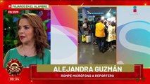 Alejandra Guzmán ENOJADA, ROMPE micrófono de reportero al ser cuestionada sobre su sobrino Apolo